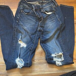 Ripped American eagle jeans (jegging)